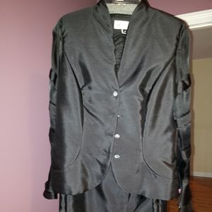 100% silk nwt 2 piece dress suit sz 8